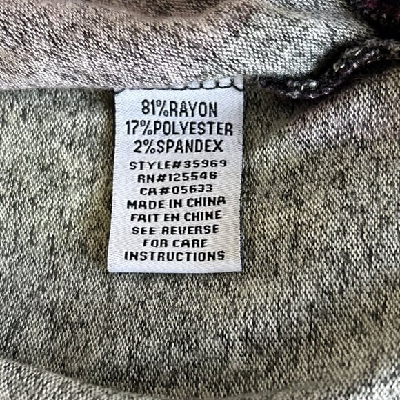 Habitat Women's Multicolor Crew Neck Knitted Long Sleeve Pullover Sweater Size L - Picture 10 of 11